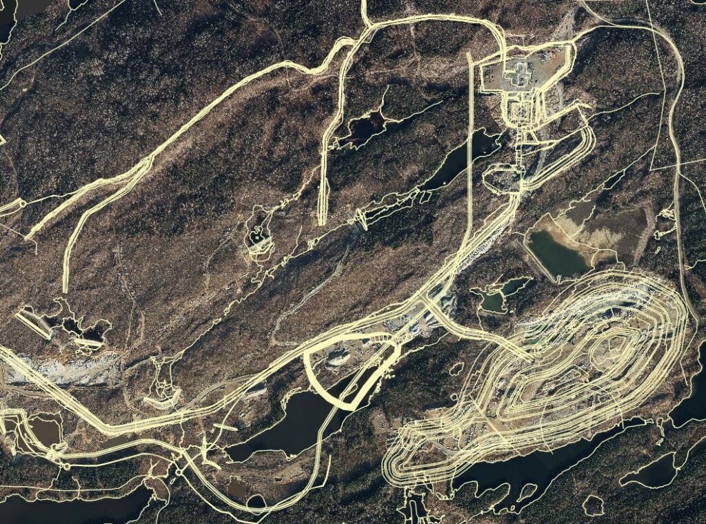 Aerial Mine Site